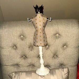 Polka Dot Mannequin Jewelry Stand